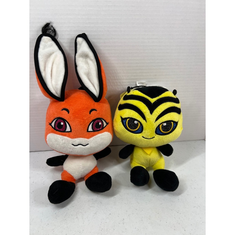 Miraculous Ladybug Kwami Plush Backpack Set Trixx Fox Pollen Bee Zagtoon 2022